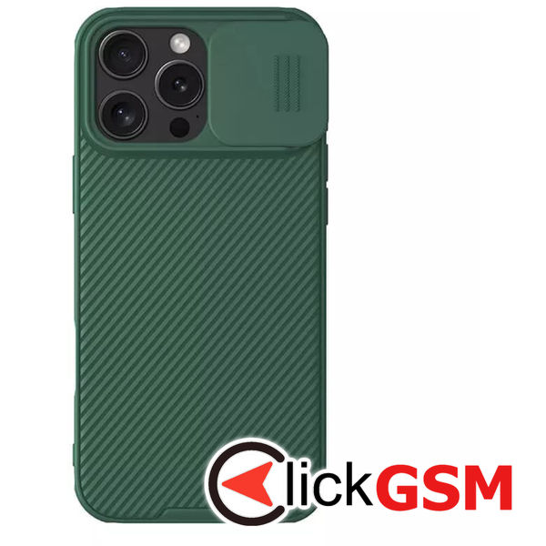 Husa CamShield Pro verde Apple iPhone 16 Pro Max gfs