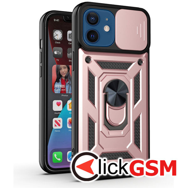 Husa CamShield roz Apple iPhone 12 acl