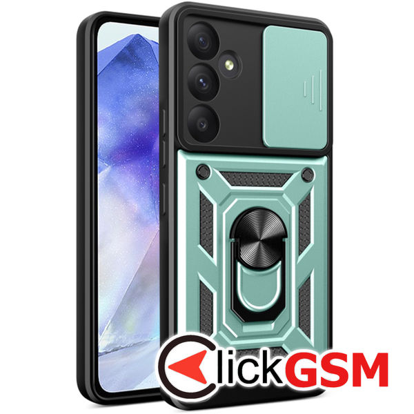 Husa CamShield verde Samsung Galaxy A55 agm