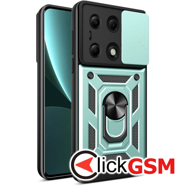 Husa CamShield verde Xiaomi Redmi Note 13 Pro 4G ah4