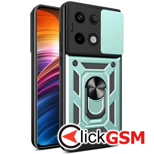 Husa CamShield verde Xiaomi Redmi Note 13 Pro ag4