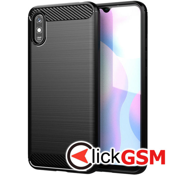 Husa Carbon Silicone Xiaomi Redmi 9A