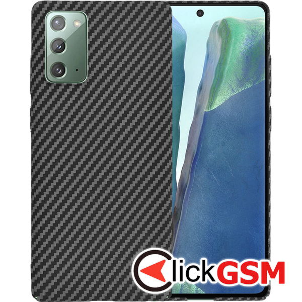 Husa Carbonite negru Samsung Galaxy Note20 e66