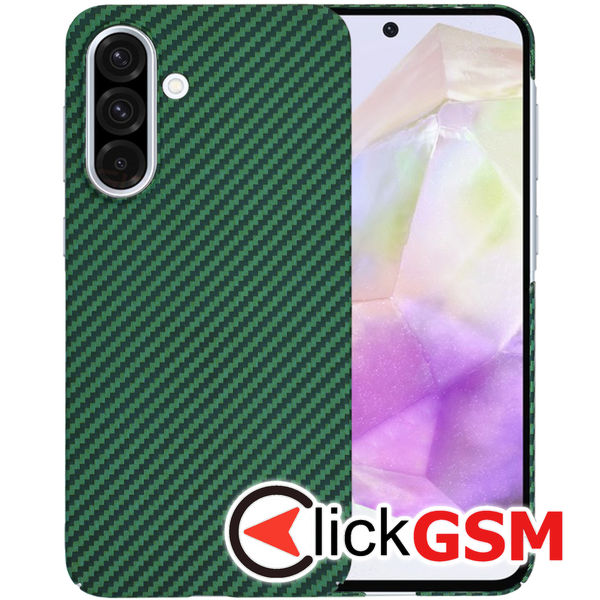 Husa Carbonite verde Samsung Galaxy A36 5G h0h