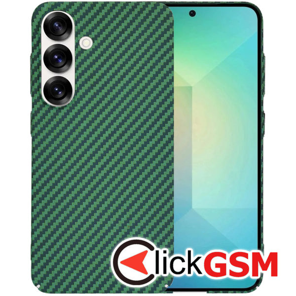 Husa Carbonite verde Samsung Galaxy S25 6iq