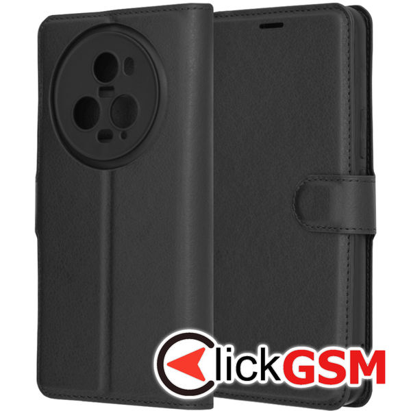 Husa Carte negru Honor Magic5 Pro a66