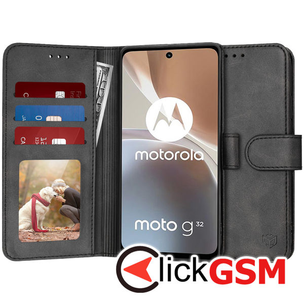 Husa Carte negru Motorola Moto G32 920