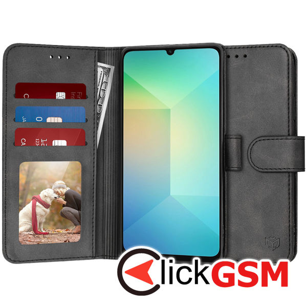 Husa Carte negru Samsung Galaxy A06 3yf