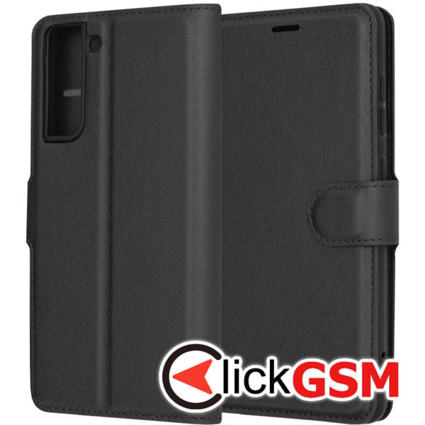 Husa Carte negru Samsung Galaxy S21 FE 9fs