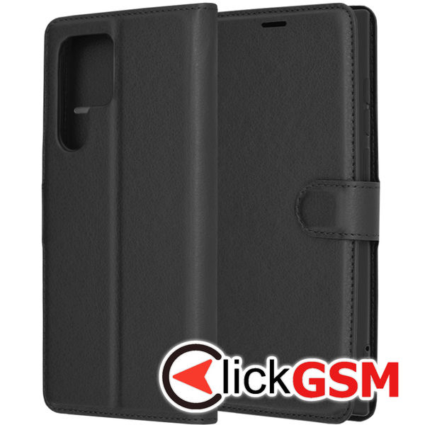 Husa Carte negru Samsung Galaxy S22 Ultra 9fq