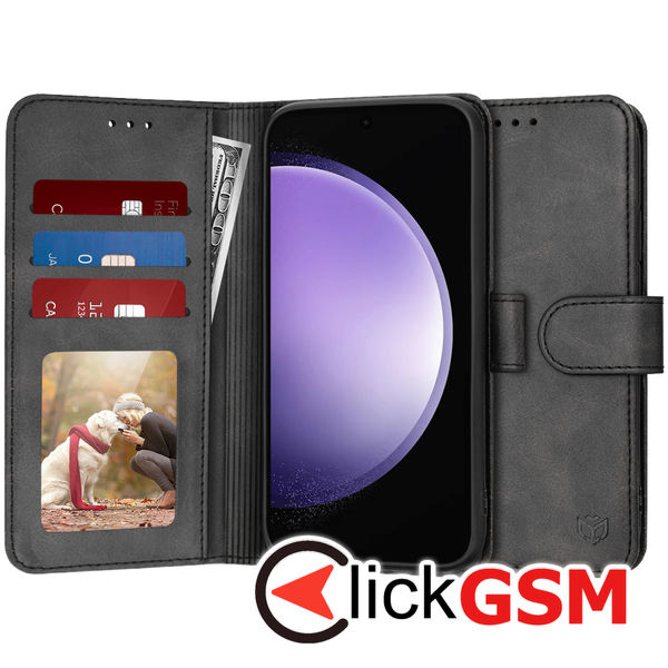 Husa Carte negru Samsung Galaxy S23 FE 93t