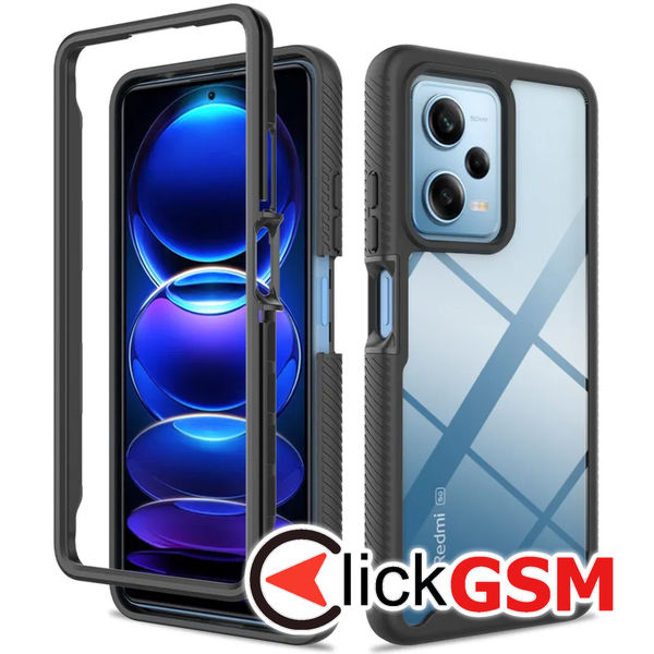 Accesoriu Husa Defense360 Pro Negru Xiaomi Redmi Note 12 5G