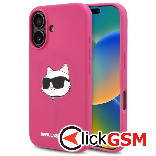 Husa  fucsia Apple iPhone 16 8n1