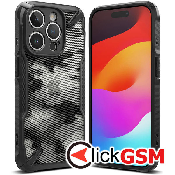 Husa Fusion camoblack Apple iPhone 15 Pro cf9