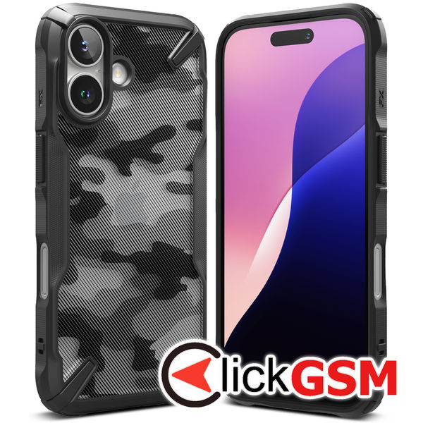 Husa Fusion camoblack Apple iPhone 16 Plus goa