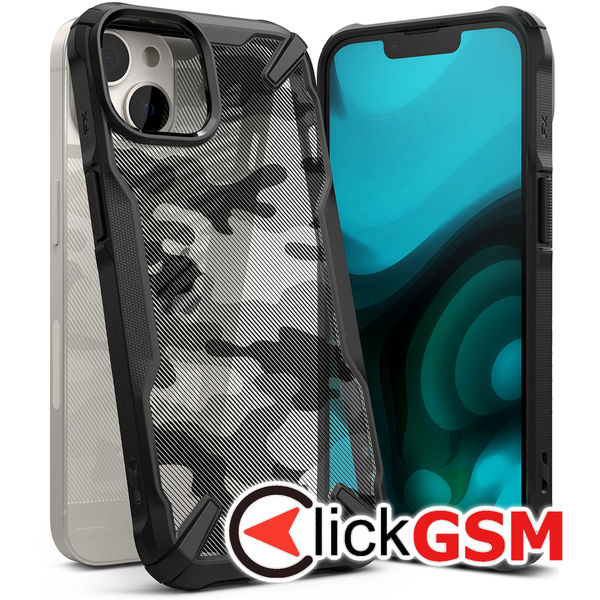 Husa Fusion negru-camuflaj Apple iPhone 14 6hv