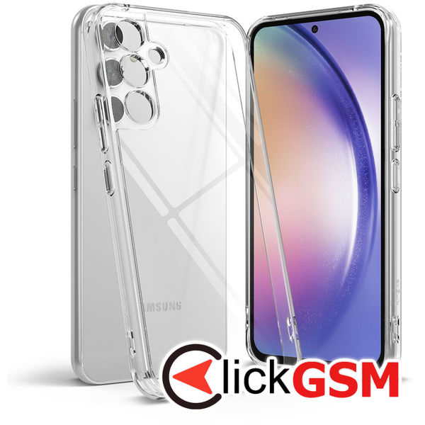 Husa Fusion transparenta Samsung Galaxy A54 ces