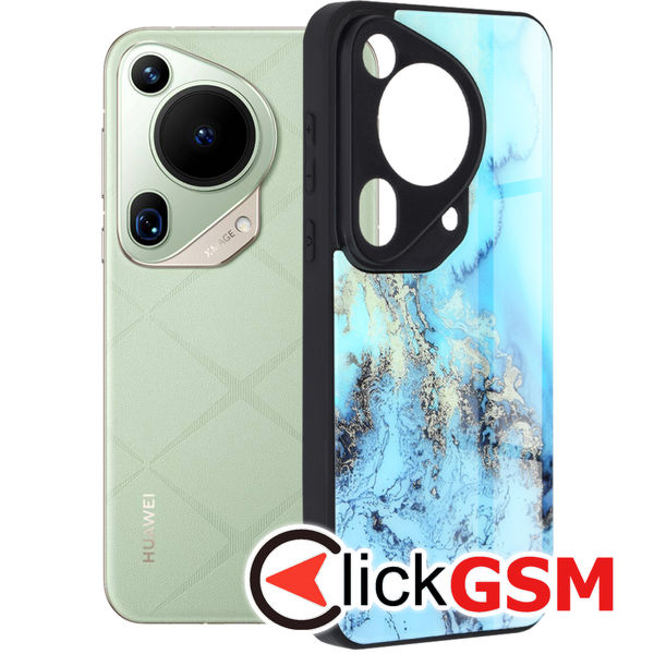 Husa Glaze bleu Huawei Pura 70 Ultra ee9