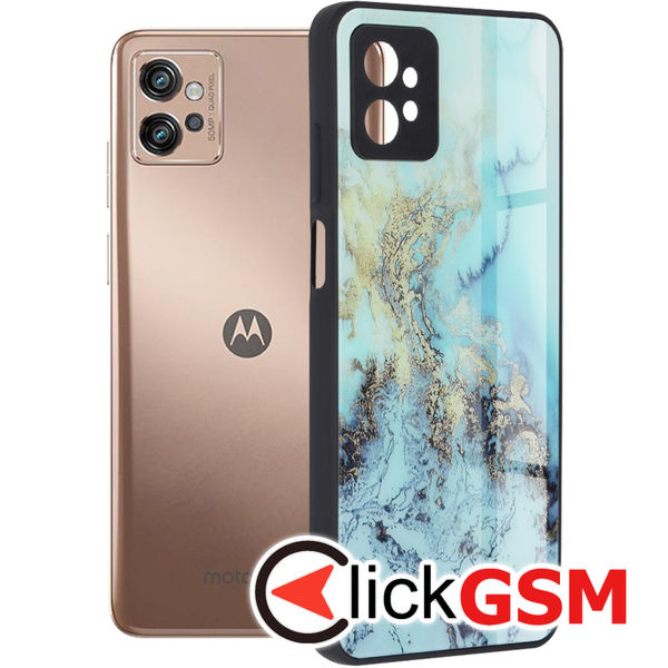 Husa Glaze bleu Motorola Moto G32 40x