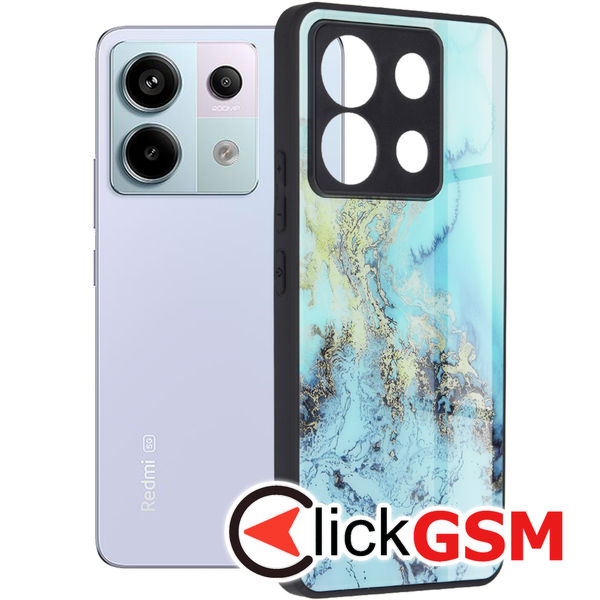 Husa Glaze bleu Xiaomi Redmi Note 13 Pro a3m