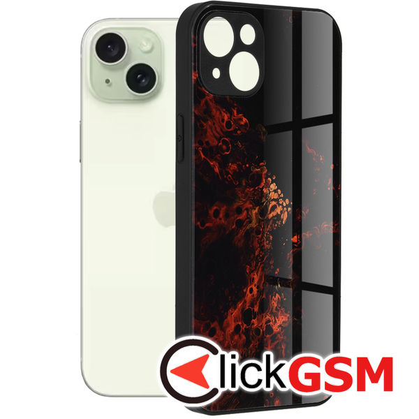 Husa Glaze rosu Apple iPhone 15 Plus 3oe