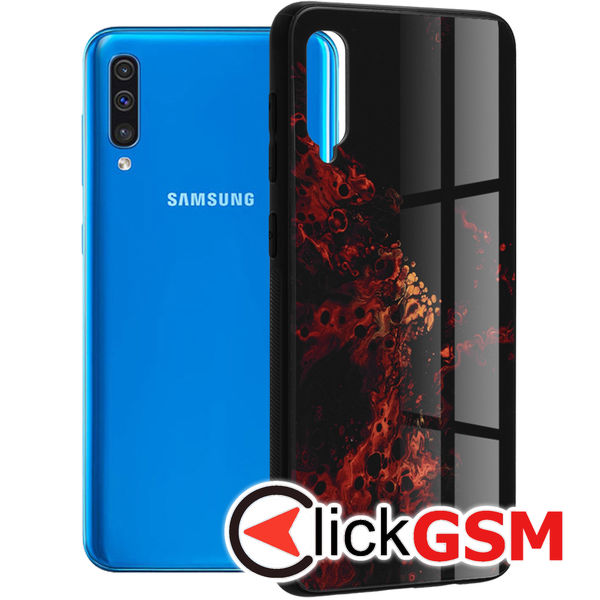 Husa Glaze rosu Samsung Galaxy A50 555