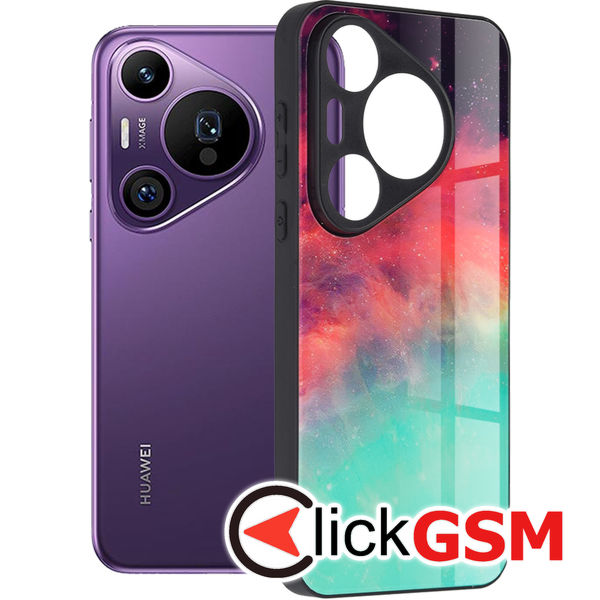 Husa Glaze turcoaz Huawei Pura 70 Pro edy