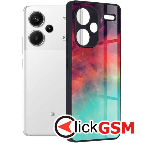 Husa Glaze turcoaz Xiaomi Redmi Note 13 Pro+ 7zd