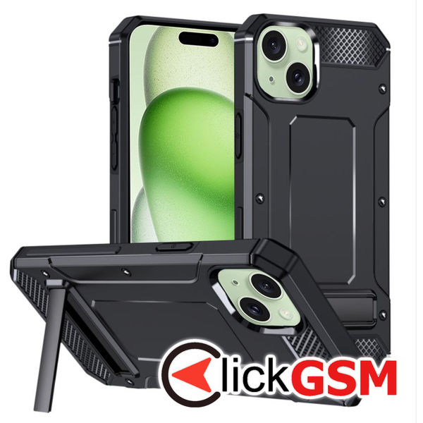 Husa Hybrid Armor negru Apple iPhone 15 Plus 3yt