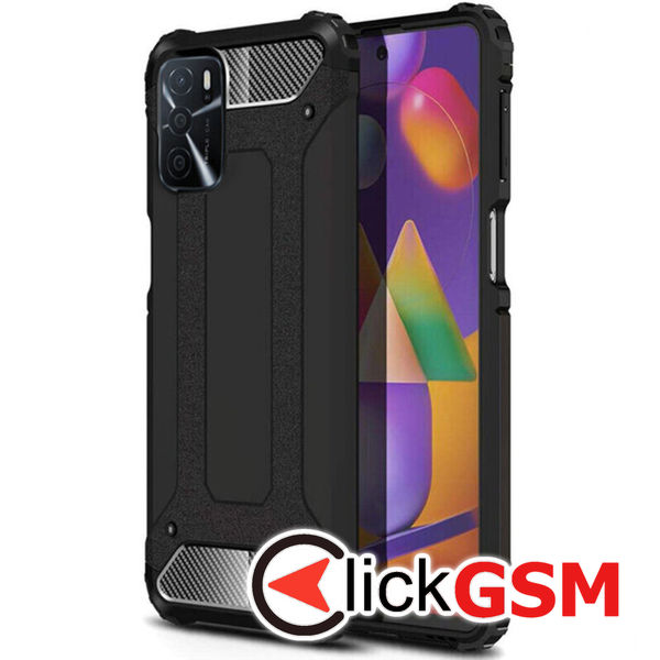 Husa Hybrid Armor negru Apple iPhone 16 Pro gju