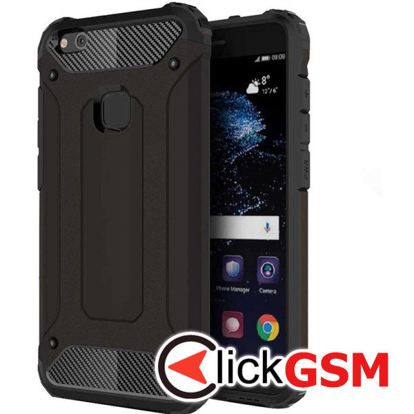 Husa Hybrid Armor negru Huawei P10 Lite 7i8