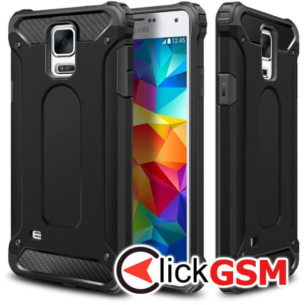 Husa Hybrid Armor negru Samsung Galaxy S5 61n