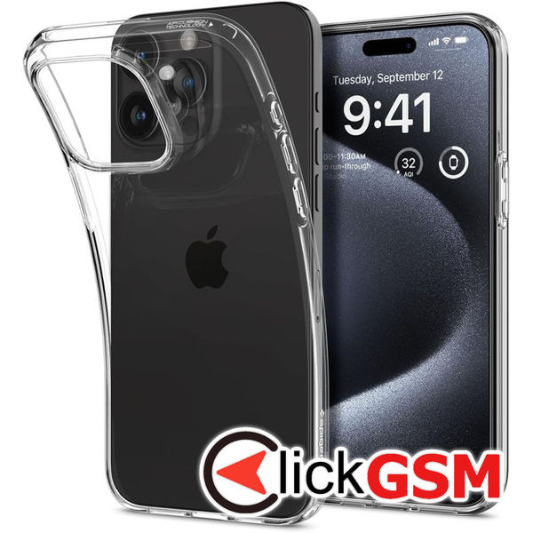 Husa Liquid transparenta Apple iPhone 15 Pro 6vx