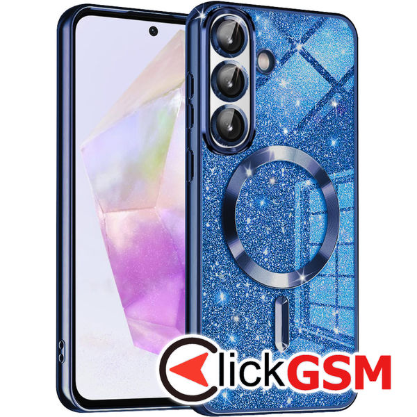 Husa Luxury Crystal albastru Samsung Galaxy A36 4ue