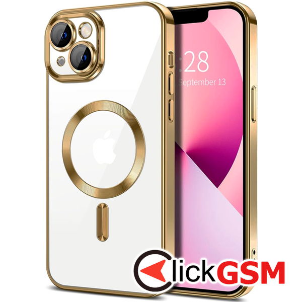 Husa Luxury Crystal auriu Apple iPhone 13 a8n