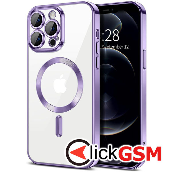 Husa Luxury Crystal mov Apple iPhone 12 Pro Max a8f