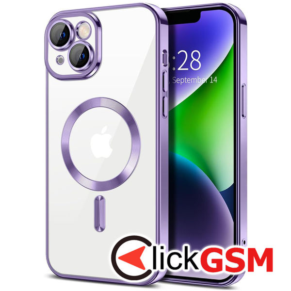 Husa Luxury Crystal mov Apple iPhone 14 a8x