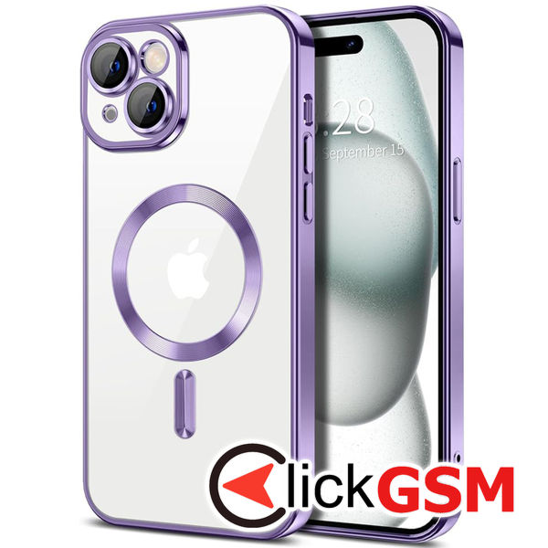 Husa Luxury Crystal mov Apple iPhone 15 Plus 9of