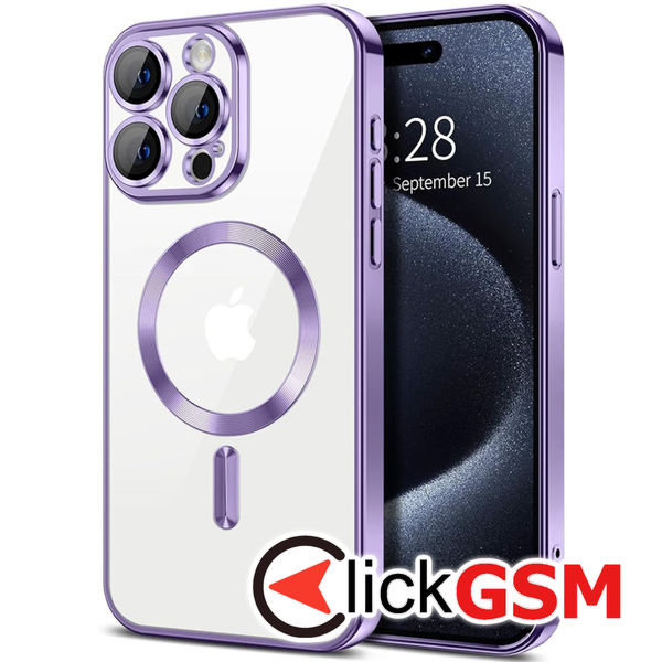 Husa Luxury Crystal mov Apple iPhone 15 Pro a9o