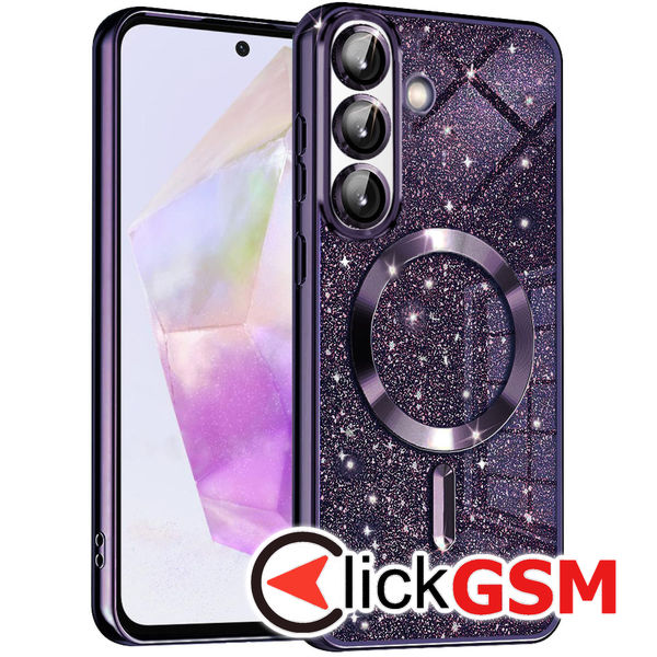 Husa Luxury Crystal mov Samsung Galaxy A36 4uv