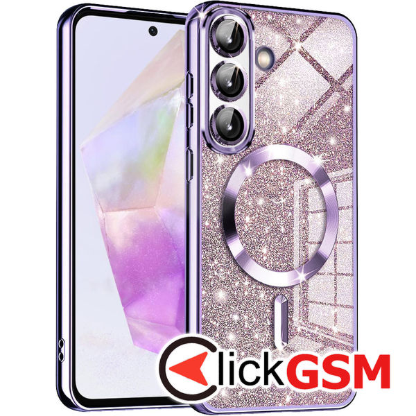 Husa Luxury Crystal movdeschis Samsung Galaxy A36 4v9