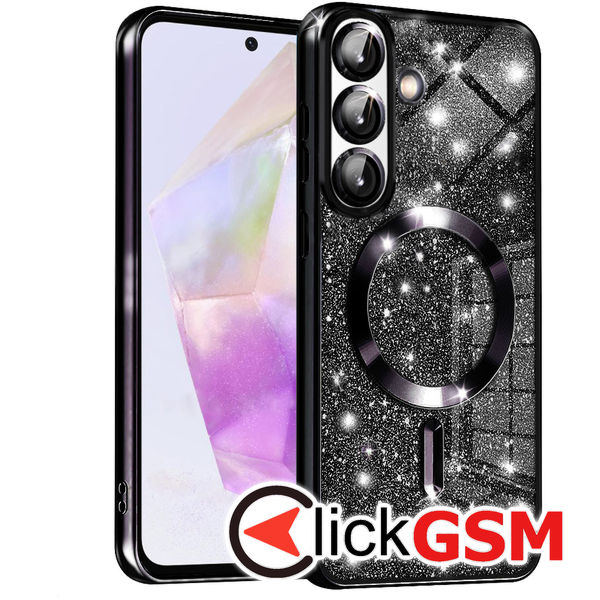 Husa Luxury Crystal negru Samsung Galaxy A36 4tz