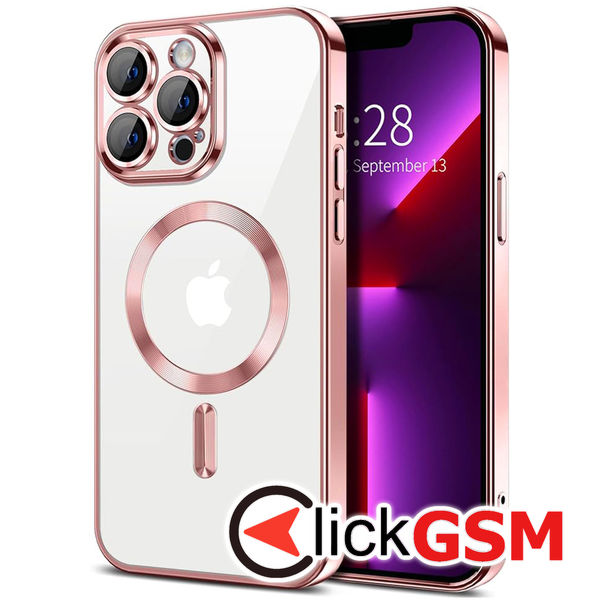 Husa Luxury Crystal roz Apple iPhone 13 Pro 9na