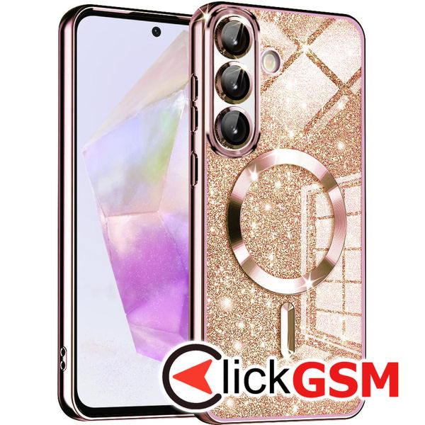 Husa Luxury Crystal rozauriu Samsung Galaxy A36 4vg