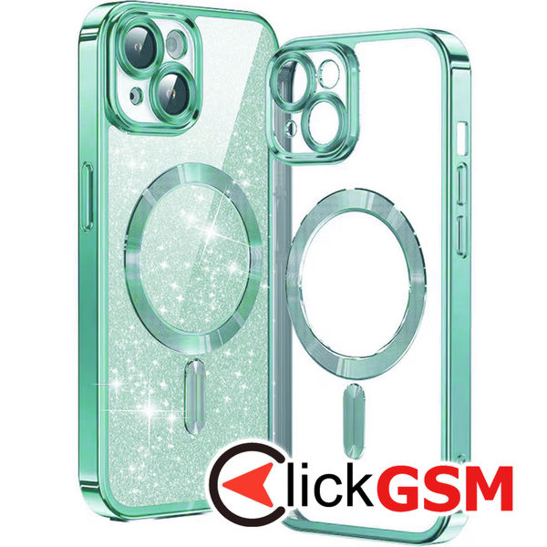 Husa Luxury Crystal verdedeschis Apple iPhone 15 aqd