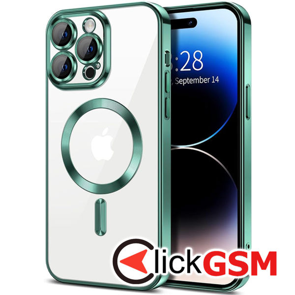 Husa Luxury Crystal verdedeschis Apple iPhone 16 Pro gkm