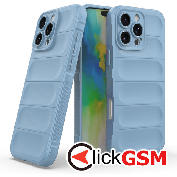 Husa Magic Shield bleu Apple iPhone 16 Pro Max 5e6