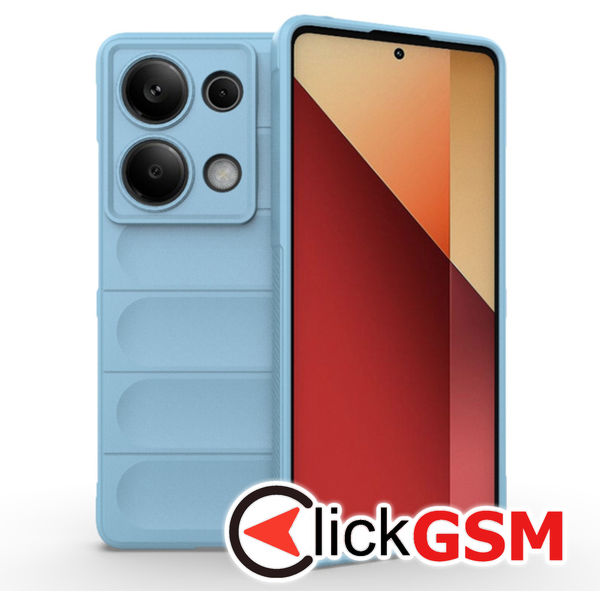 Husa Magic Shield bleu Xiaomi POCO M6 Pro 7o2