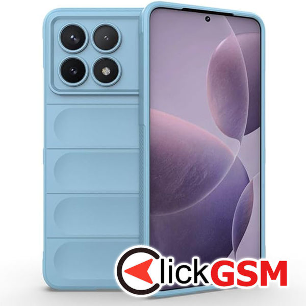 Husa Magic Shield bleu Xiaomi POCO X6 Pro 7q8