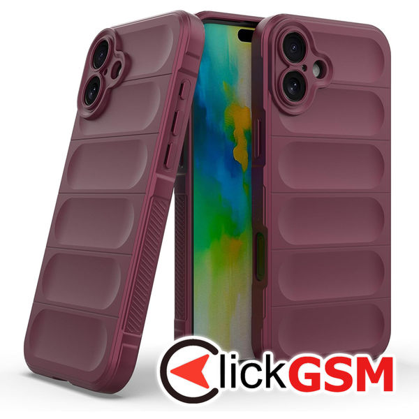 Husa Magic Shield bordo Apple iPhone 16 Plus 5dk